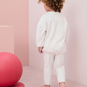 White Mouse Cosy Fleece Pyjamas (12mths-7yrs)