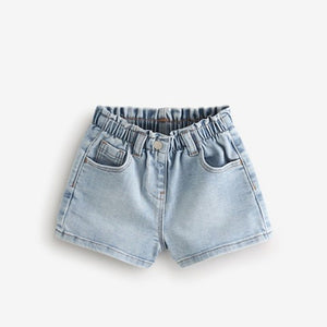 Denim Light wash MOM Shorts