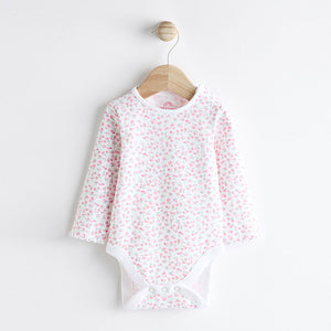 Pink Baby Dungarees and Longsleeve Bodysuit Set (0mths-18mths)