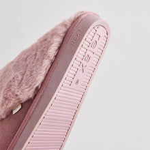 Load image into Gallery viewer, Mink Pink Suede Mule Slippers
