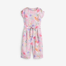 Load image into Gallery viewer, Pink Floral Print Jumpsuit (3-12yrs)
