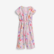 Load image into Gallery viewer, Pink Floral Print Jumpsuit (3-12yrs)
