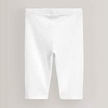 Load image into Gallery viewer, White Cropped Leggings (3-12yrs)
