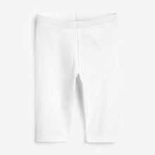 Load image into Gallery viewer, White Cropped Leggings (3-12yrs)
