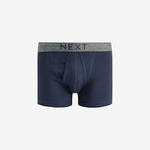 Load image into Gallery viewer, Navy/Grey/Black A-Front Boxers Pure Cotton 4 Pack
