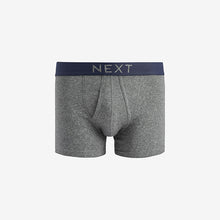 Load image into Gallery viewer, Navy/Grey/Black A-Front Boxers Pure Cotton 4 Pack
