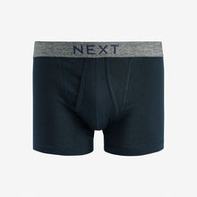 Load image into Gallery viewer, Grey/Navy 4 pack A-Front Pure 100% Cotton Boxers
