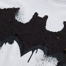 Load image into Gallery viewer, White 100% Cotton Licensed Flip Sequin Batman T-Shirt (3-12yrs)
