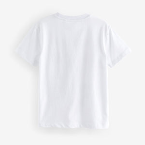 White Character 100% Cotton Licensed Minecraft T-Shirt (3-12yrs)