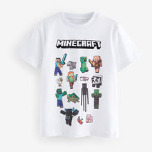 Load image into Gallery viewer, White Character 100% Cotton Licensed Minecraft T-Shirt (3-12yrs)

