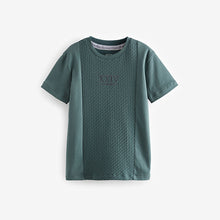 Load image into Gallery viewer, Mineral 100% Cotton Embroidery Textured Short Sleeve T-Shirt (3-12yrs)
