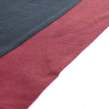 Load image into Gallery viewer, Navy/ Red 100% Cotton Quarter Zip Colourblock Short Sleeve Polo Shirt (3-12yrs)
