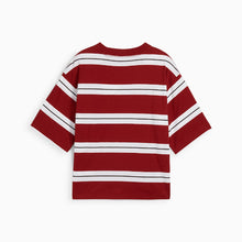 Load image into Gallery viewer, PU SQUAD Striped Tee Red
