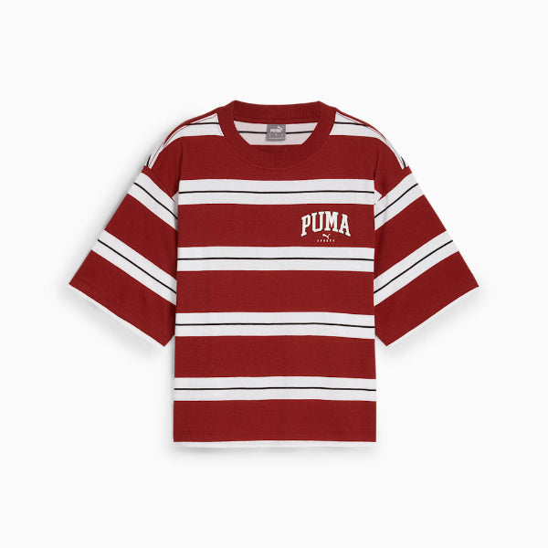 PU SQUAD Striped Tee Red