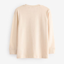 Load image into Gallery viewer, Ecru White Long Sleeve Cosy T-Shirt (3-12yrs)
