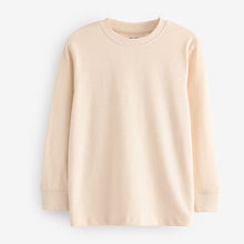 Load image into Gallery viewer, Ecru White Long Sleeve Cosy T-Shirt (3-12yrs)
