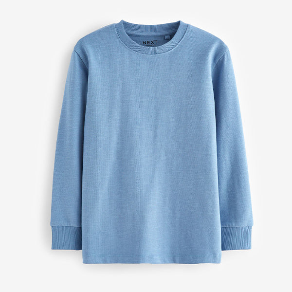 Light Blue Long Sleeve Cosy T-Shirt (3-12yrs)