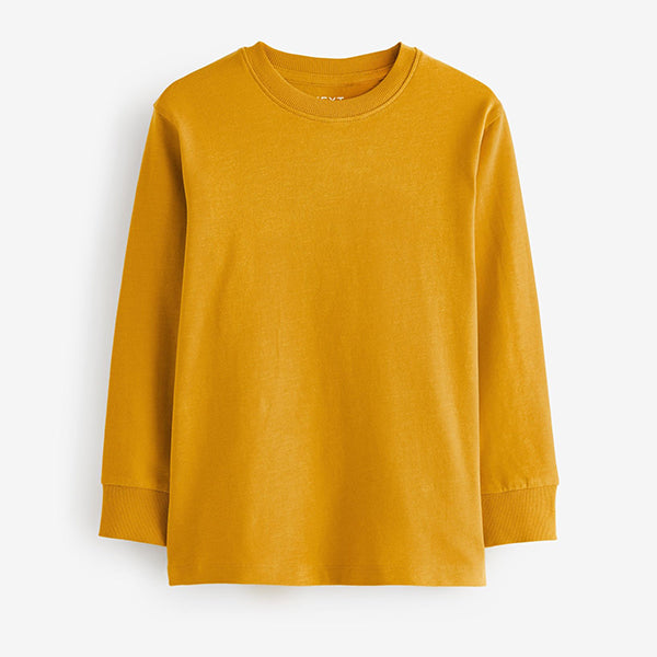 Yellow Long Sleeve Cosy T-Shirt (3-12yrs)