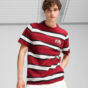 PU SQUAD Stripe Tee Red