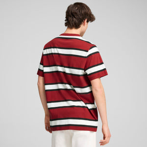 PU SQUAD Stripe Tee Red