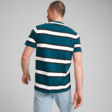 Load image into Gallery viewer, PU SQUAD Stripe Tee Grn
