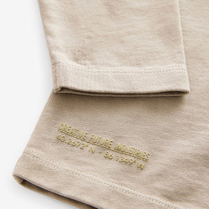 Natural Long Sleeve Heavyweight Washed T-Shirt (3-12yrs)