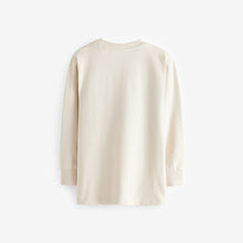 Load image into Gallery viewer, Ochre Yellow/Cream 100% Cotton Long Sleeve Colourblock T-Shirts 3 Pack (3-12yrs)
