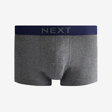 Load image into Gallery viewer, Grey/Navy 4 pack Hipster 100% Cotton Boxers
