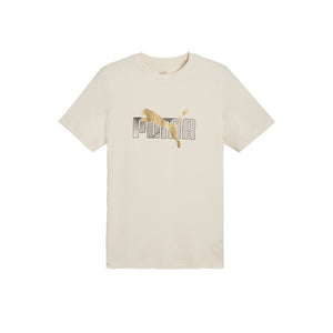 ESS+LOGO Holiday Tee M  Snow
