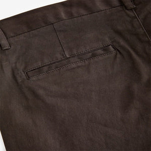 Brown Slim Fit Stretch Chinos Trousers