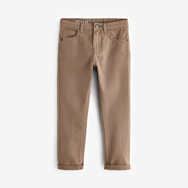 Brown Regular Fit Stretch Jeans (3-12yrs)
