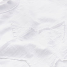 Load image into Gallery viewer, White 100% Cotton Short Sleeve Appliqué T-Shirt (3mths-6yrs)
