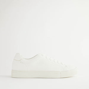 White Minimal Trainers