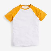 Load image into Gallery viewer, Multi 4 Pack Short Sleeve Raglan T-Shirts (3-12yrs)

