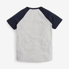Load image into Gallery viewer, Multi 4 Pack Short Sleeve Raglan T-Shirts (3-12yrs)
