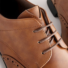 Load image into Gallery viewer, Tan Brown Standard Fit Brogue Shoes
