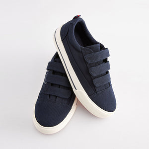 Navy Strap Touch Fastening Shoes (Older Boys)