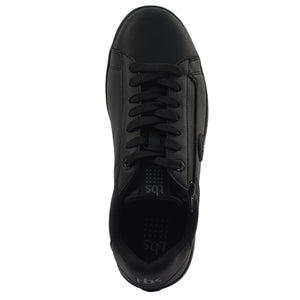 Men's Tennis Shoes Side Zip Black