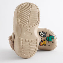 Load image into Gallery viewer, Neutral Lined Clogs Slippers
