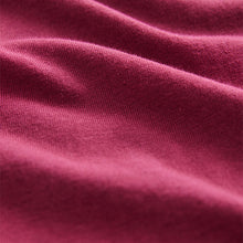 Load image into Gallery viewer, Berry Red Stars Cotton Short Sleeve Pyjamas
