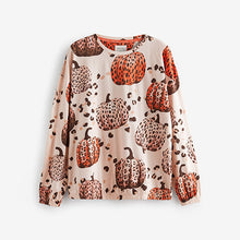 Load image into Gallery viewer, Animal Pumpkin Long Sleeve 100% Cotton Pyjamas
