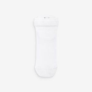 White/Dogs Embroidered Motif Trainers Socks 4 Pack