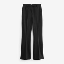 Load image into Gallery viewer, Black Tailored Stretch Bootcut Trousers
