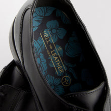 Load image into Gallery viewer, Black Leather Oxford Toecap Shoes
