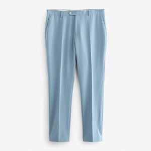 Light Blue Skinny Fit Motionflex Stretch Suit Trousers