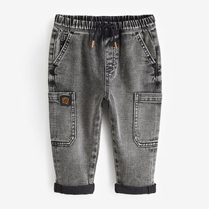 Grey Denim Utility Jeans (3mths-5-6yrs)