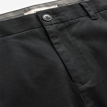 Load image into Gallery viewer, Black Skinny Fit Stretch Chino Trousers
