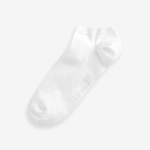 6 Pack White Trainer Socks (Men)