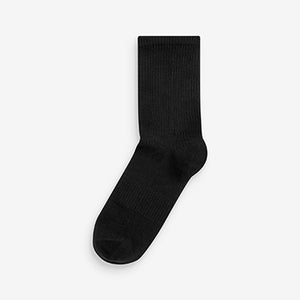 Black Arch Support Ankle Socks 3 Pack