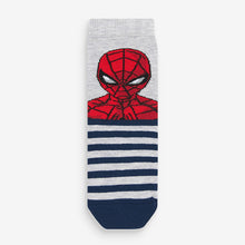 Load image into Gallery viewer, Spiderman License Character Cotton Rich Socks 5 Pack
